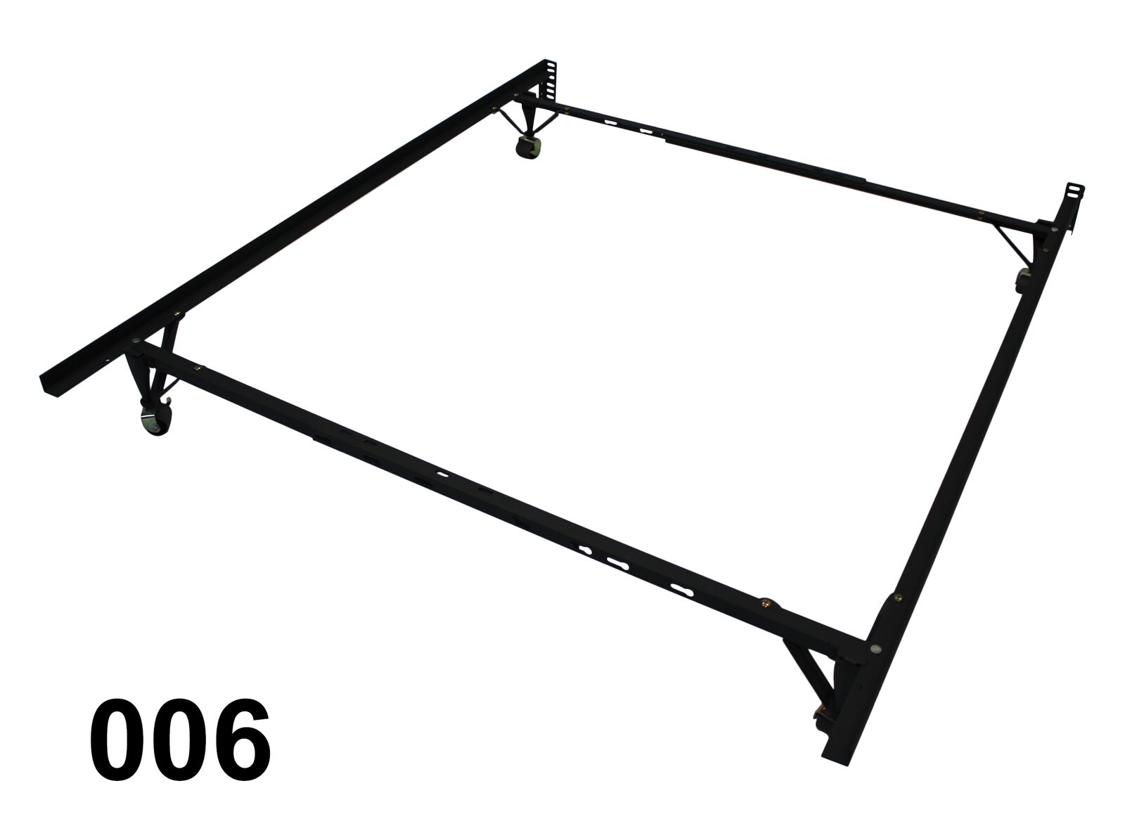 Picture of Spectra Mattress Bed Frame 006 30 mm Orthopedic Angular Steel Bed Frame That Extends To Fit Twin&#44; Full & Queen Beds - Twin &#44;Full & Queen