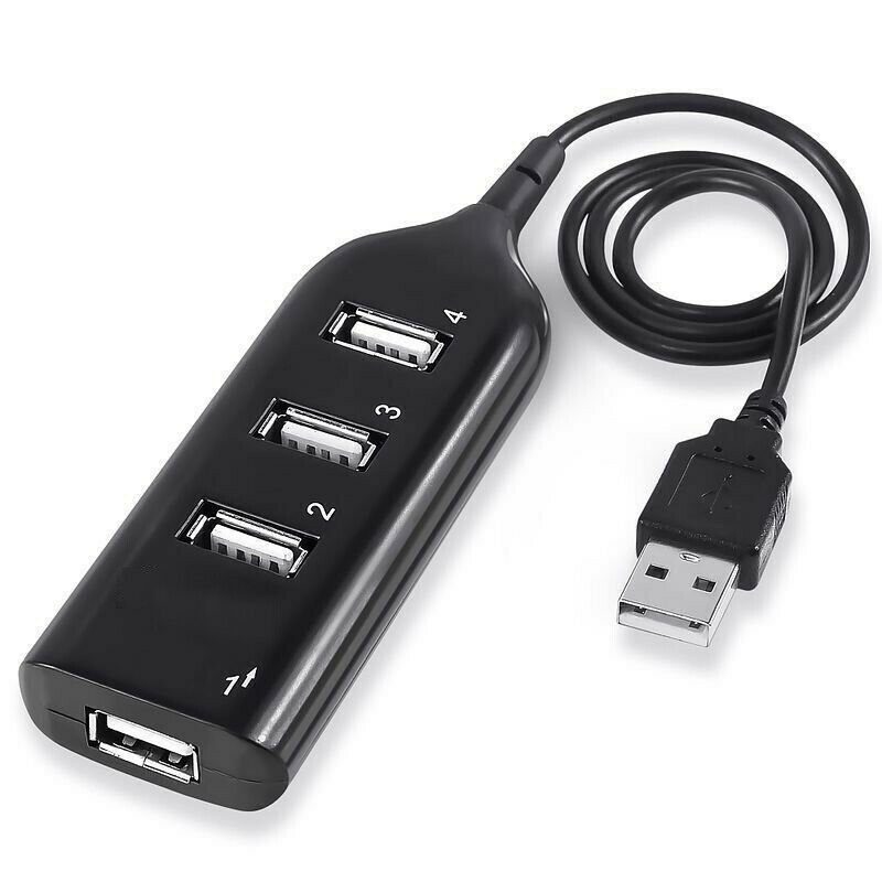 -PCMOUSE7-bk USB 2.0 Hi-Speed 4-Port Splitter Hub for PC Notebook High Speed Computer - Black -  Sanoxy, SANOXY-PCMOUSE7-bk