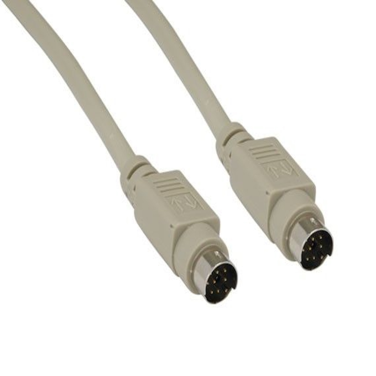 Picture of Sanoxy SNX-CBLR-MD105-0106 6 ft. Mini-DIN8 Male to Male MAC to Imagewriter II Printer Cable - Beige