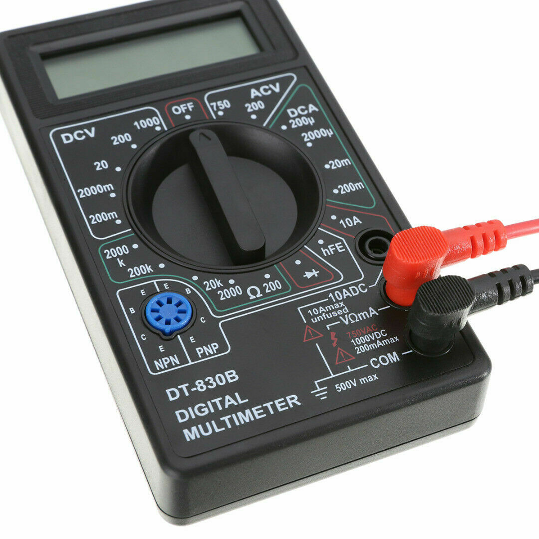 Picture of Sanoxy PPT-193800918084 7 Fn Digital Multimeter AC DC Voltage Volt 10 Amp Current Resistance Ohm Meter
