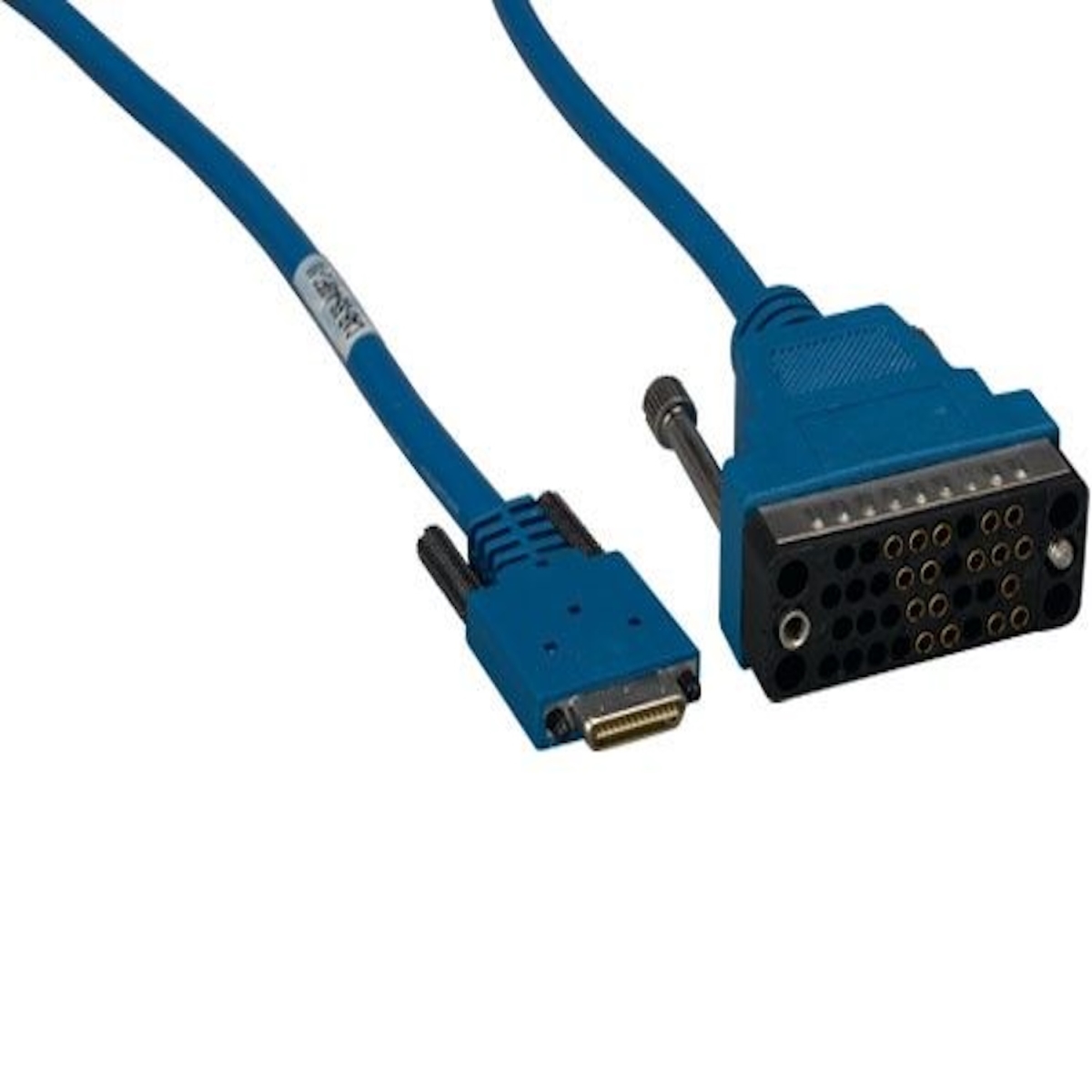 SNX-CBLR-CS104-2210 10 ft. Cisco Smart Serial Cable - 26-pin Male to V.35 Female - CAB-SS-V35FC - Blue -  Sanoxy