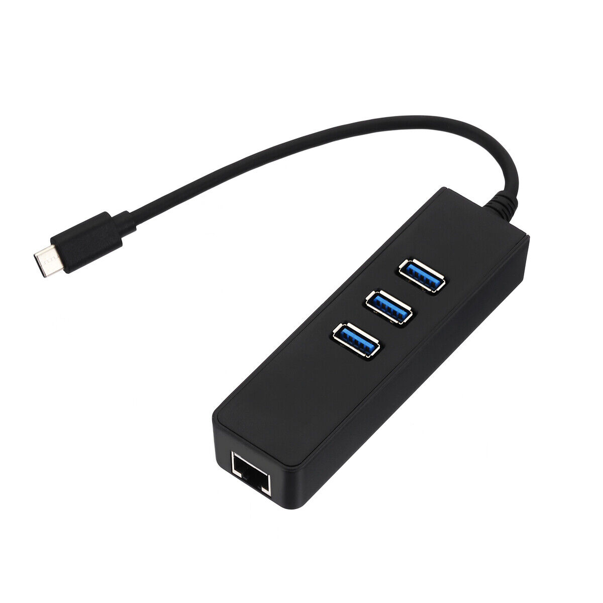 USB-C USB 3.1 Type-C Male to 3-Port USB 3.0 Hub RJ45 Gigabit Ethernet Adapter -  Upgrade, UP4369111