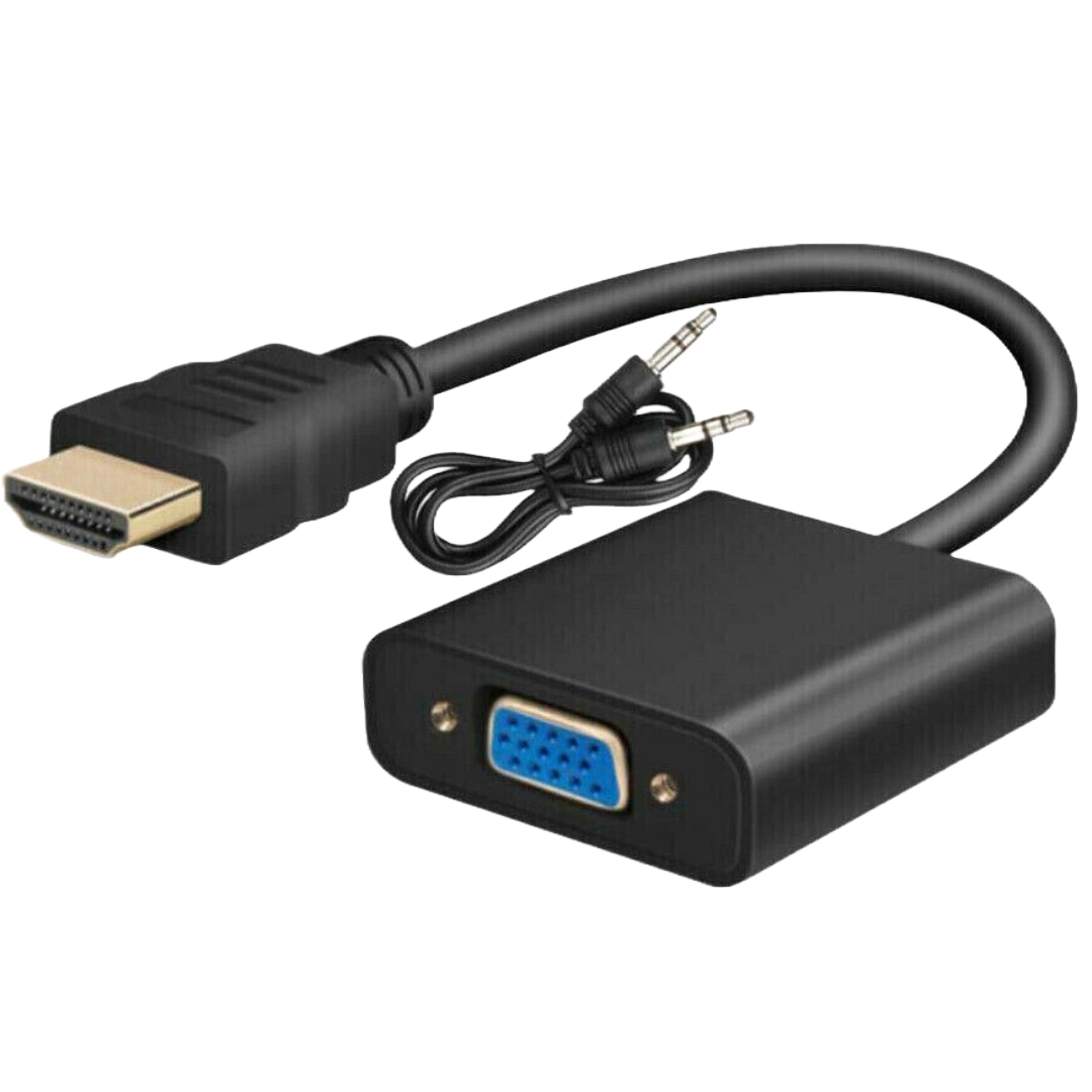 Picture of SANOXY PPT194402294746 HDMI TO VGA HDMI Male To VGA Female Converter Adapter With Audio 1080P Support