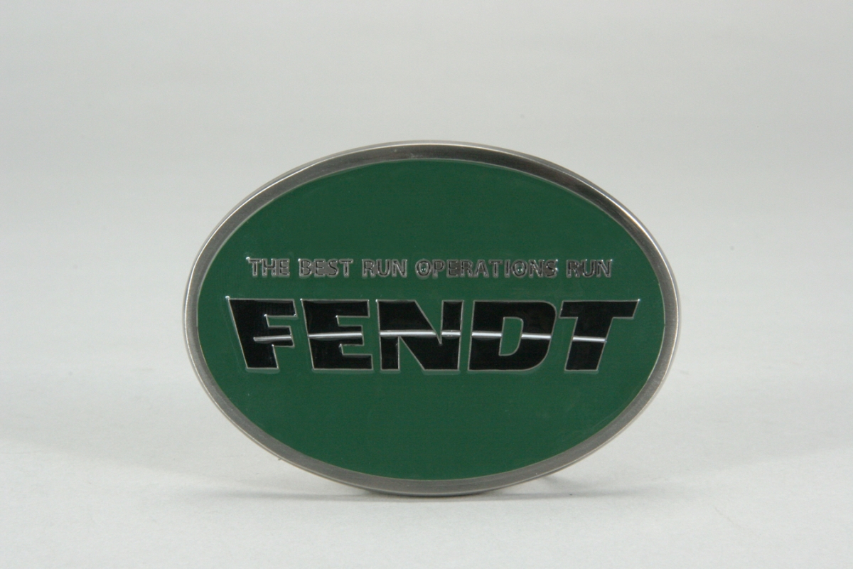 Picture of SpecCast 03095 Fendt Logo Enamel Belt Buckle, Green