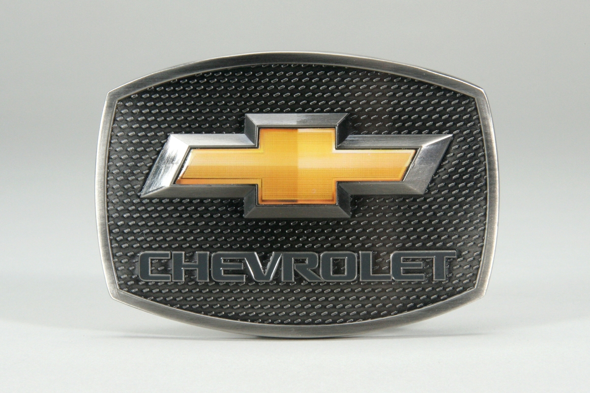 Picture of SpecCast 09117 Chevy Gold Bow Tie Belt Buckle