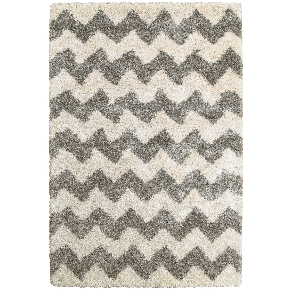 Henderson 625W9 10x13  Rectangle - Grey/ Ivory-Polypropylene