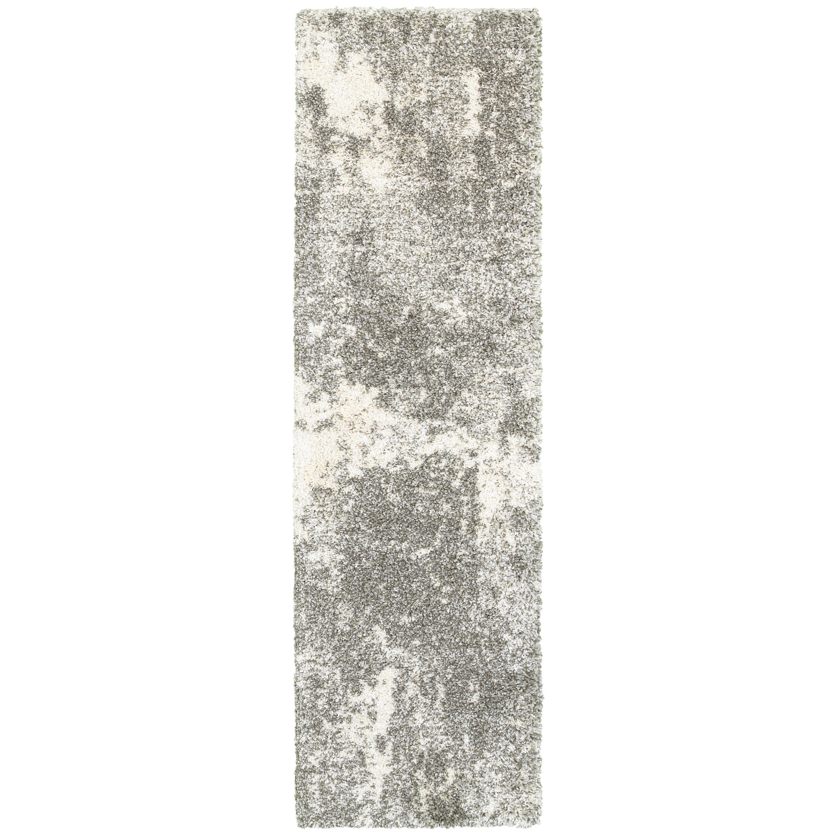5503H Henderson Shag Runner - Grey/Ivory - 2ft.3in. x 7ft.6in.