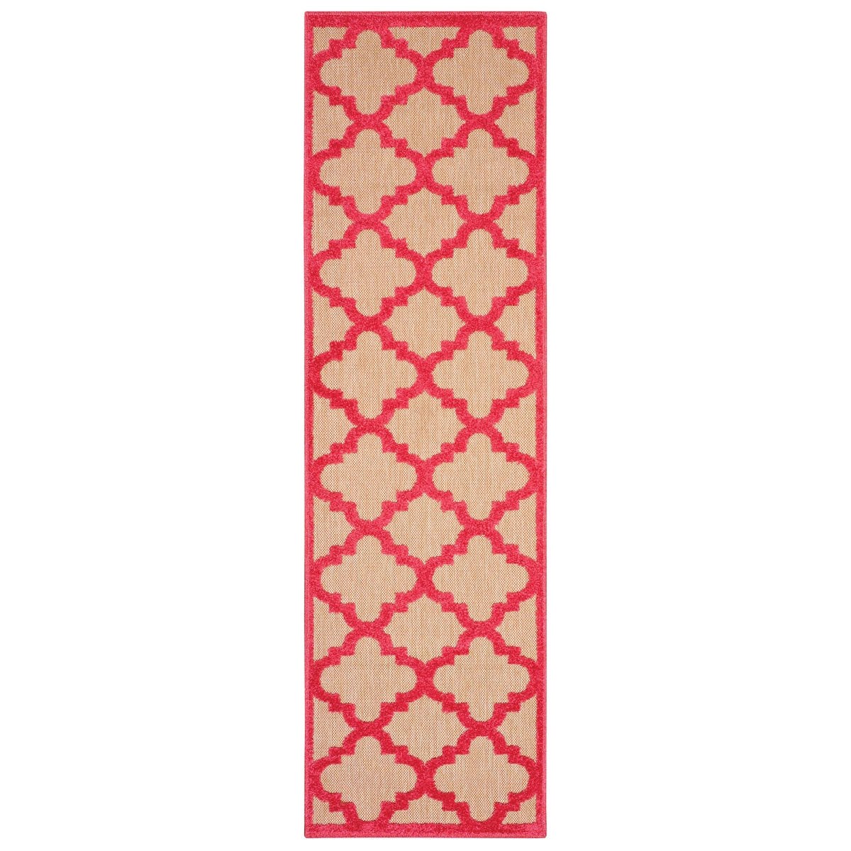Cayman 660P9 2x8  Runner - Sand/ Pink-Polypropylene