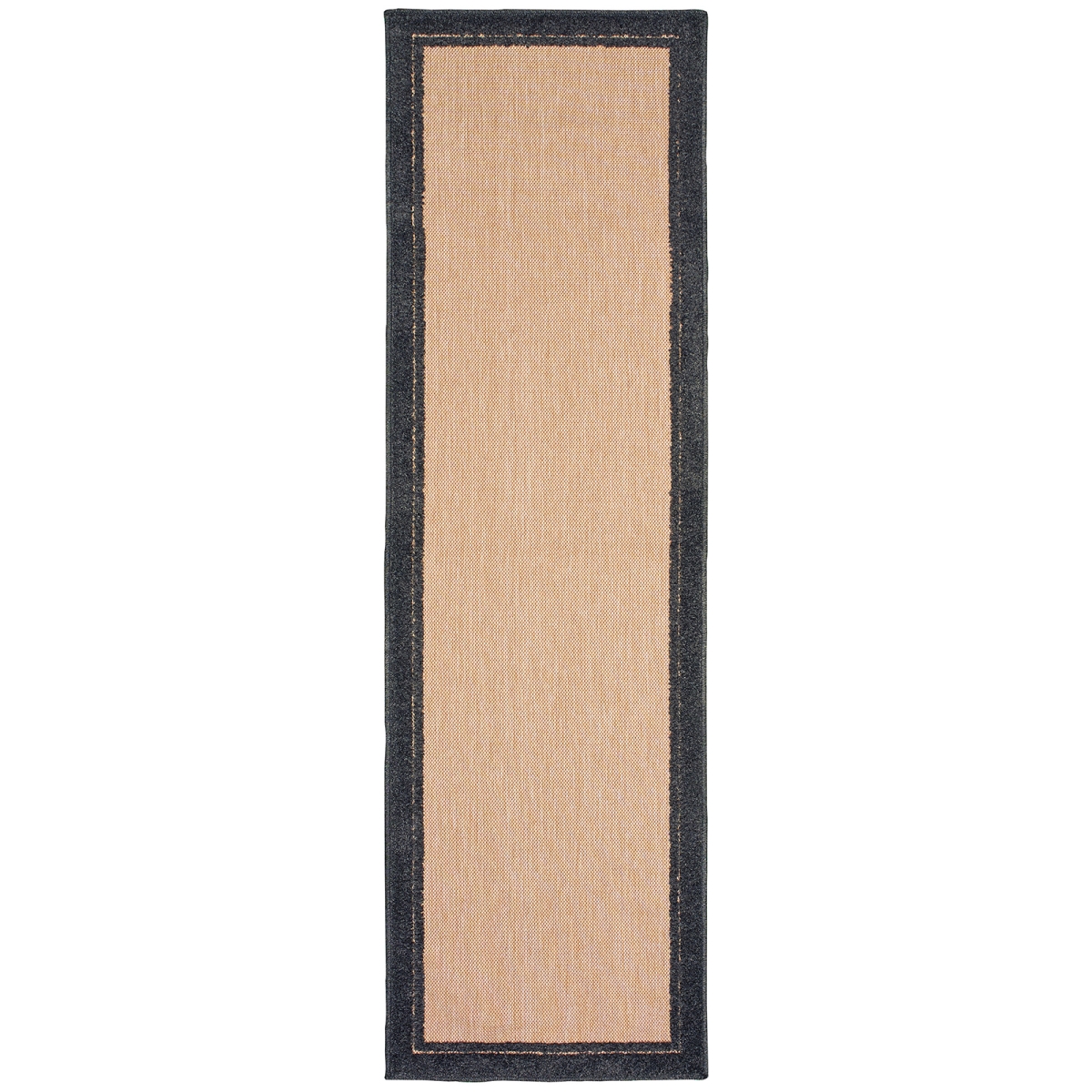 Cayman 5594K 2x8  Runner - Sand/ Charcoal-Polypropylene
