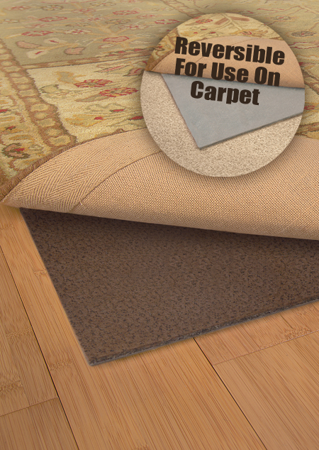 LuxeHold Rug Pad - Beige - 1 ft. x 10 in.  11 ft. x 8 in.