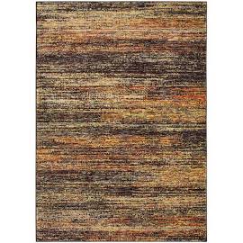 2 x 8 ft. 3 in. Atlas Area Rug, Gold & Charcoal
