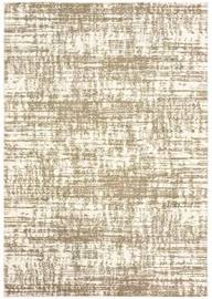 Verona Area Rug - Ivory & Taupe - 5'3in. x 7'6in. - Soft Polyester