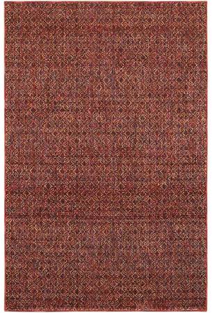 A8048K305400ST 10 x 13 ft. 2 in. Rectangle Atlas Area Rug, Red & Rust