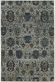 A7120A305400ST 10 x 13 ft. 2 in. Rectangle Andorra Area Rug, Blue & Navy