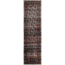A7122D076365ST 2 x 12 ft. 6 in. Andorra Area Rug, Multicolor & Red