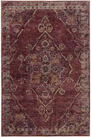 A7135E305400ST 10 x 13 ft. 2 in. Rectangle Andorra Area Rug, Red & Gold