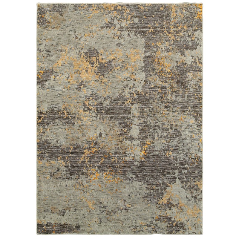 Evolution Contemporary Area Rug - Grey - 2 x 8 ft.3 in.