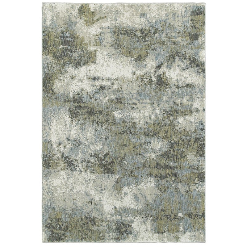 2 x 8 ft.3 in. Evolution Contemporary Area Rug, Blue