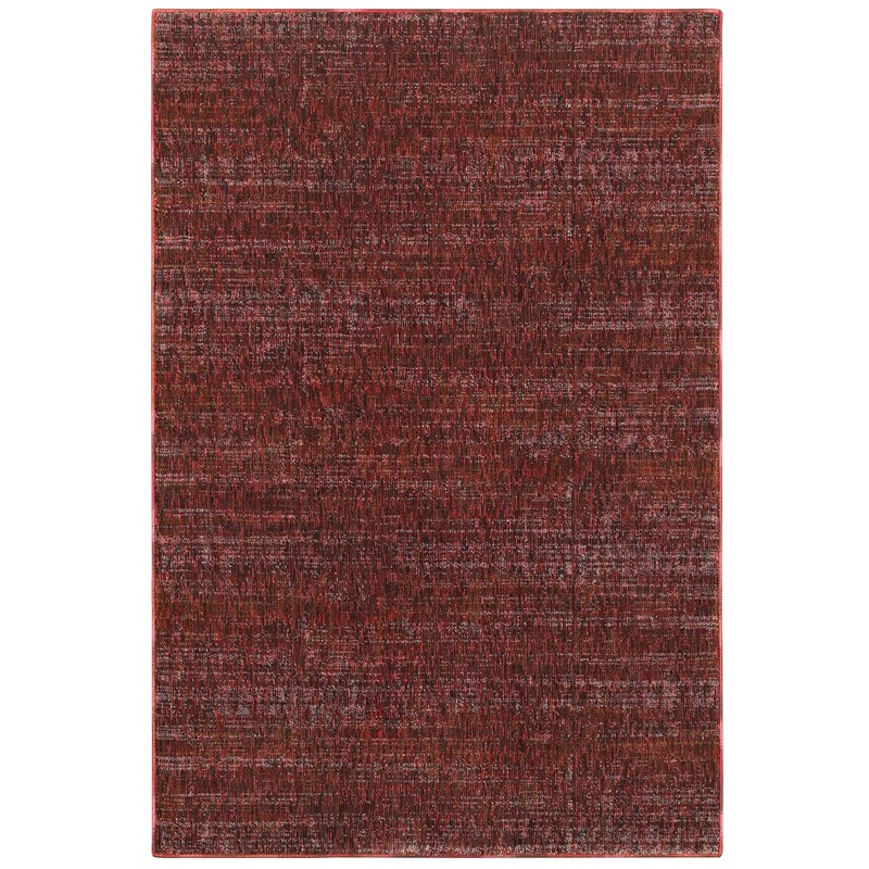 2 x 8 ft.3 in. Atlas Casual Area Rug, Red