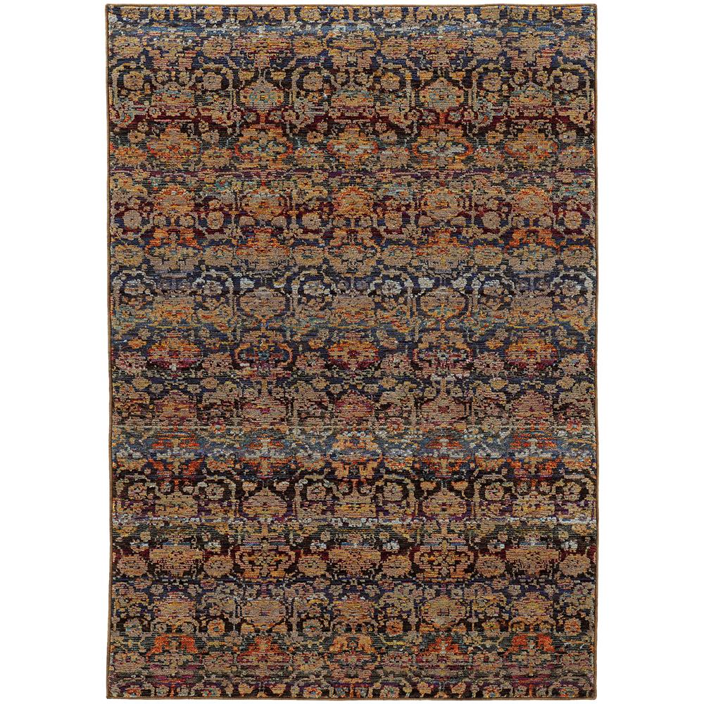 A6836C240RDST Andorra Indoor Casual Abstract Round Rug, Multicolor - 7 ft. 10 in.
