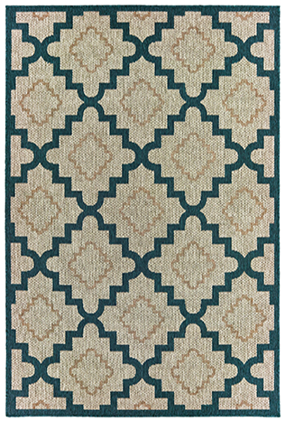 L804I3300390ST 9 ft. 10 in. x 12 ft. 10 in. Latitude Rectangle Rug - Grey