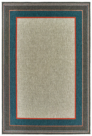 L8021L300390ST 9 ft. 10 in. x 12 ft. 10 in. Latitude Rectangle Rug - Grey