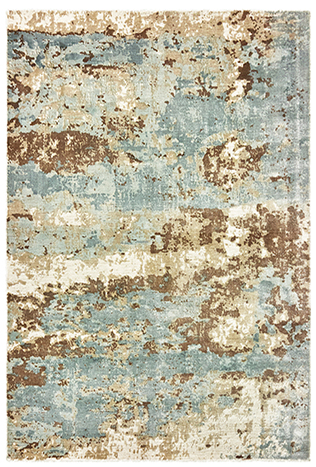 F70001275365ST 9 x 12 ft. Formations Rectangle Rug - Blue
