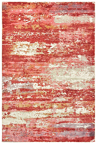 F70004305427ST 10 x 14 ft. Formations Rectangle Rug - Pink
