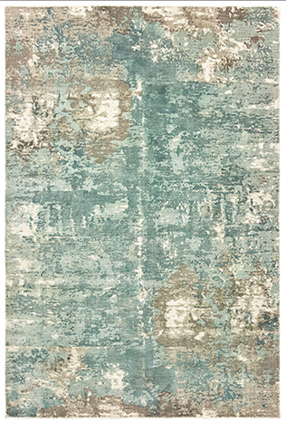 F70005244305ST 8 x 10 ft. Formations Rectangle Rug - Blue