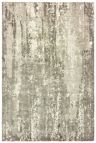F70006076305ST 2 ft. 6 in. x 10 ft. Formations Rectangle Rug - Grey