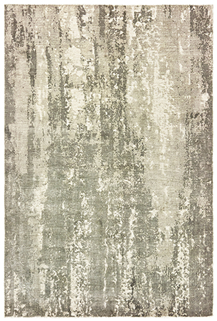 F70006275365ST 9 x 12 ft. Formations Rectangle Rug - Grey
