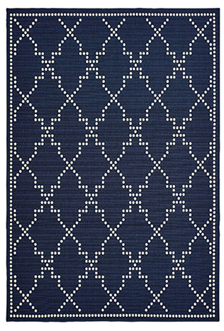 2 ft. 5 in. x 4 ft. 5 in. Marina Rectangle Rug - Navy