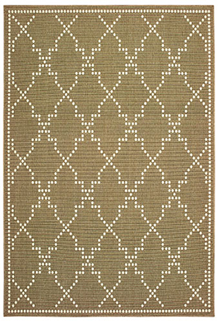 M7765Y053114ST 1 ft. 9 in. x 3 ft. 9 in. Marina Rectangle Rug - Tan
