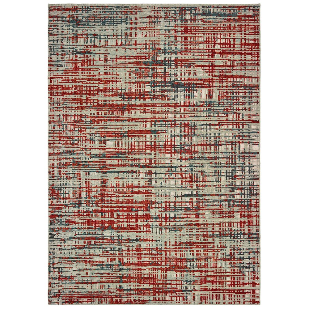 M5503X300390ST 9 ft. 10 in. x 12 ft. 10 in. Montage Rectangle Rug - Grey