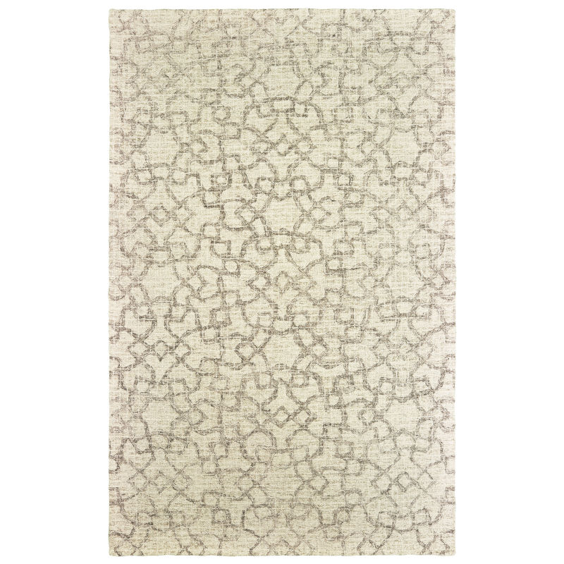 T55608244305ST 8 x 10 ft. Tallavera Rectangle Rug - Tan