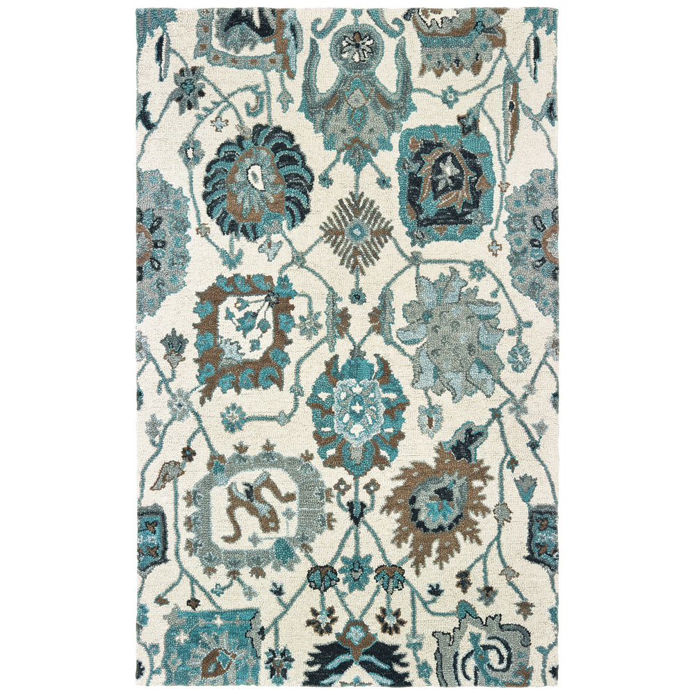 Z75503305396ST 10 x 13 ft. Zahra Rectangle Rug - Ivory
