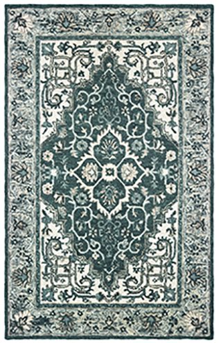 Picture of Oriental Weavers Z75506106167ST 3 ft. 6 in. x 5 ft. 6 in. Zahra Rectangular Area Rug - Grey
