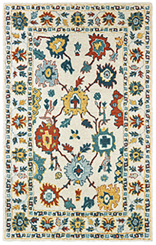 Z75507305396ST 10 x 13 ft. Zahra Rectangular Area Rug - Ivory