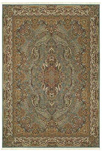 M502L2240330ST 7 ft. 10 in. x 10 ft. 10 in. Masterpiece Rectangular Area Rug - Blue
