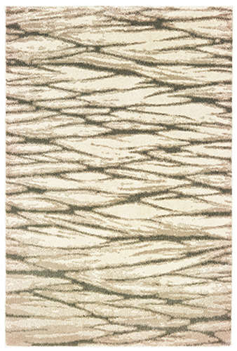 C9671C200280ST 6 ft. 7 in. x 9 ft. 2 in. Carson Rectangular Area Rug - Ivory
