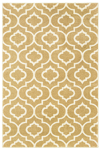 C9672E300390ST 9 ft. 10 in. x 12 ft. 10 in. Carson Rectangular Area Rug - Gold