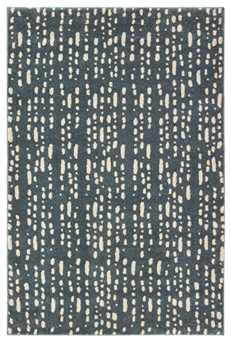 C9673B300390ST 9 ft. 10 in. x 12 ft. 10 in. Carson Rectangular Area Rug - Blue