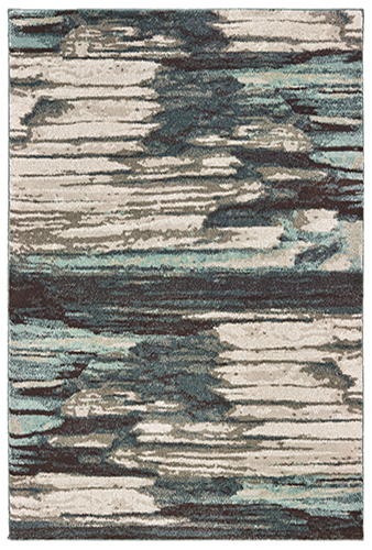 C9675A200280ST 6 ft. 7 in. x 9 ft. 2 in. Carson Rectangular Area Rug - Blue