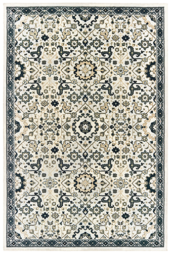 B072J2300390ST 9 ft. 10 in. x 12 ft. 10 in. Bowen Rectangular Area Rug - Ivory