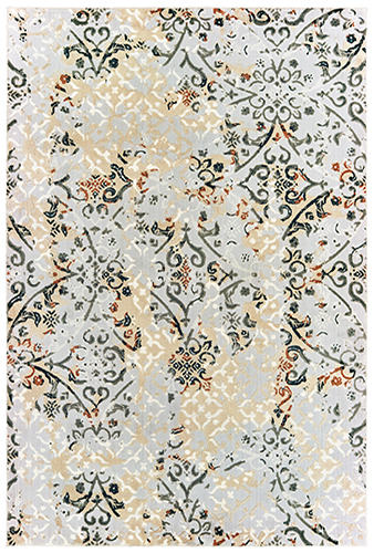 B108W2300390ST 9 ft. 10 in. x 12 ft. 10 in. Bowen Rectangular Area Rug - Grey