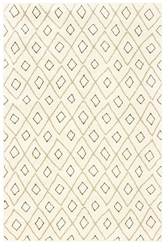 C3943G117165ST 3 ft. 10 in. x 5 ft. 5 in. Carson Rectangular Area Rug - Ivory