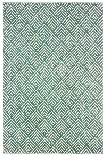 C9667C300390ST 9 ft. 10 in. x 12 ft. 10 in. Carson Rectangular Area Rug - Blue