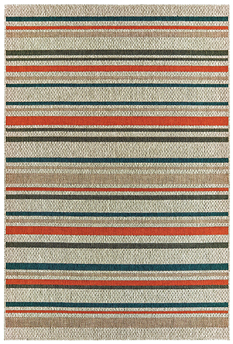 L602W3300390ST 9 ft. 10 in. x 12 ft. 10 in. Latitude Rectangular Area Rug - Grey