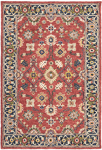 A28404244305ST 8 x 10 ft. Alfresco 28404 Indoor Rectangle Area Rug, Red