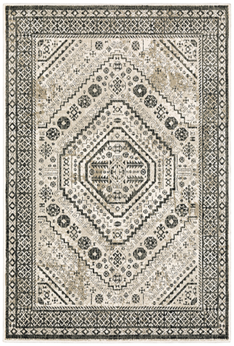 3 ft. 10 in. x 5 ft. 5 in. Georgia 659C0 Rectangle Area Rug - Ivory